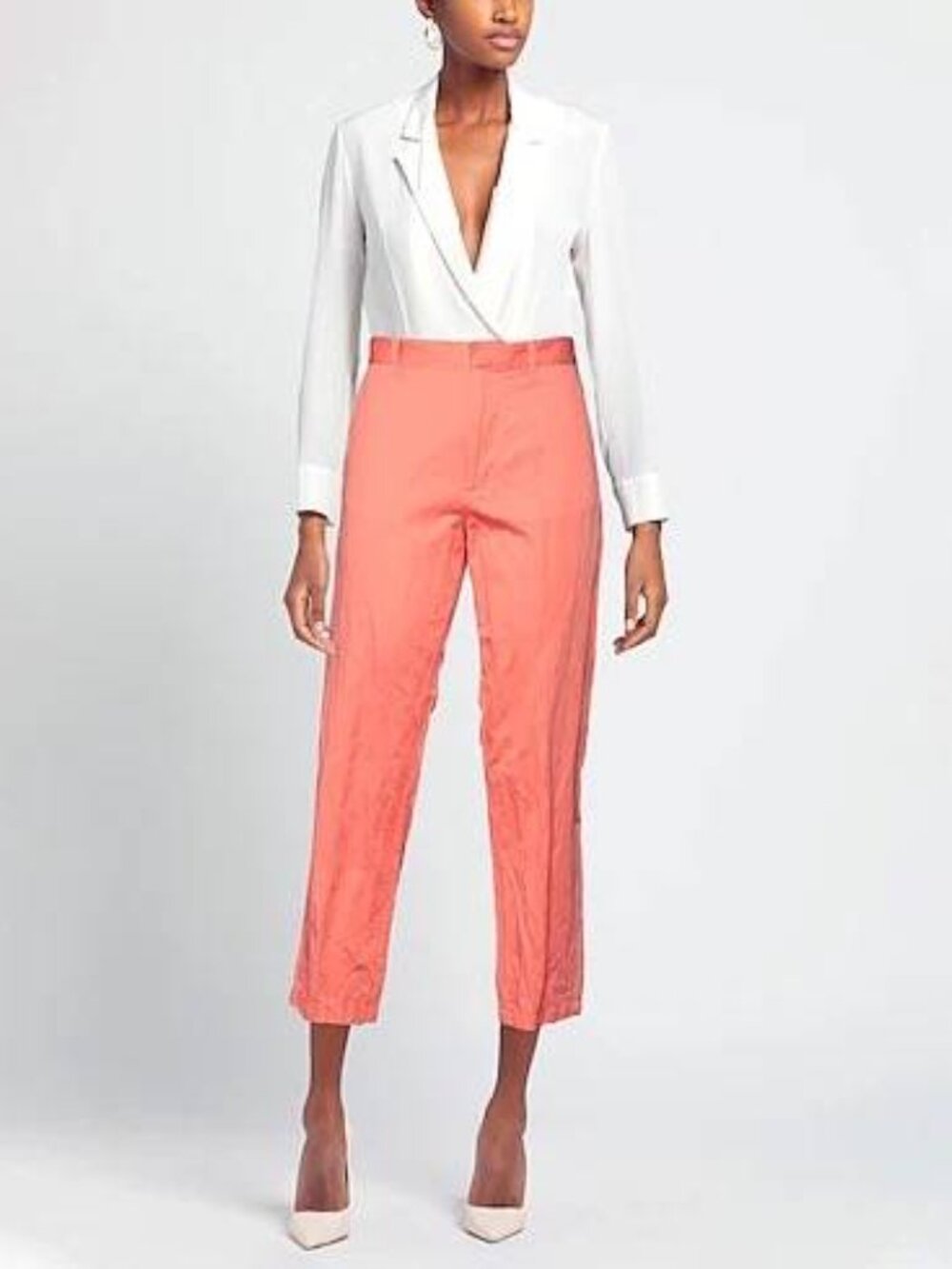NEW DSQUARED2 Women’s High-Waist Cropped Straight-Leg Pants